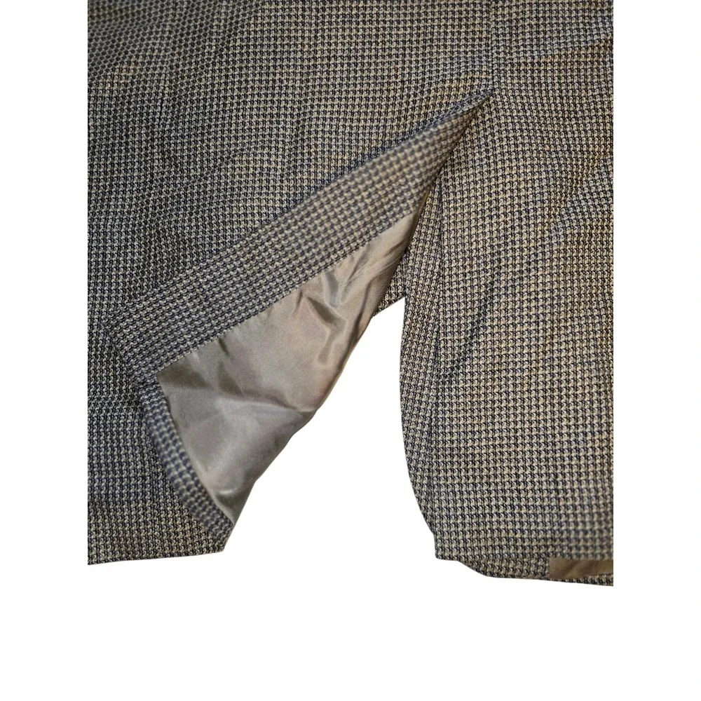 Vintage Nordstrom Harris Tweed Blazer Mens Size 42L‎ Wool Silk Sport Coat